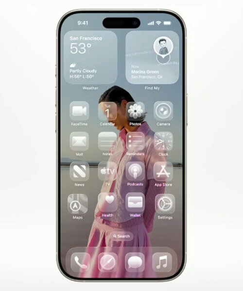 apple unveils liquid glass interface that makes apps and buttons on iOS 26 transparent